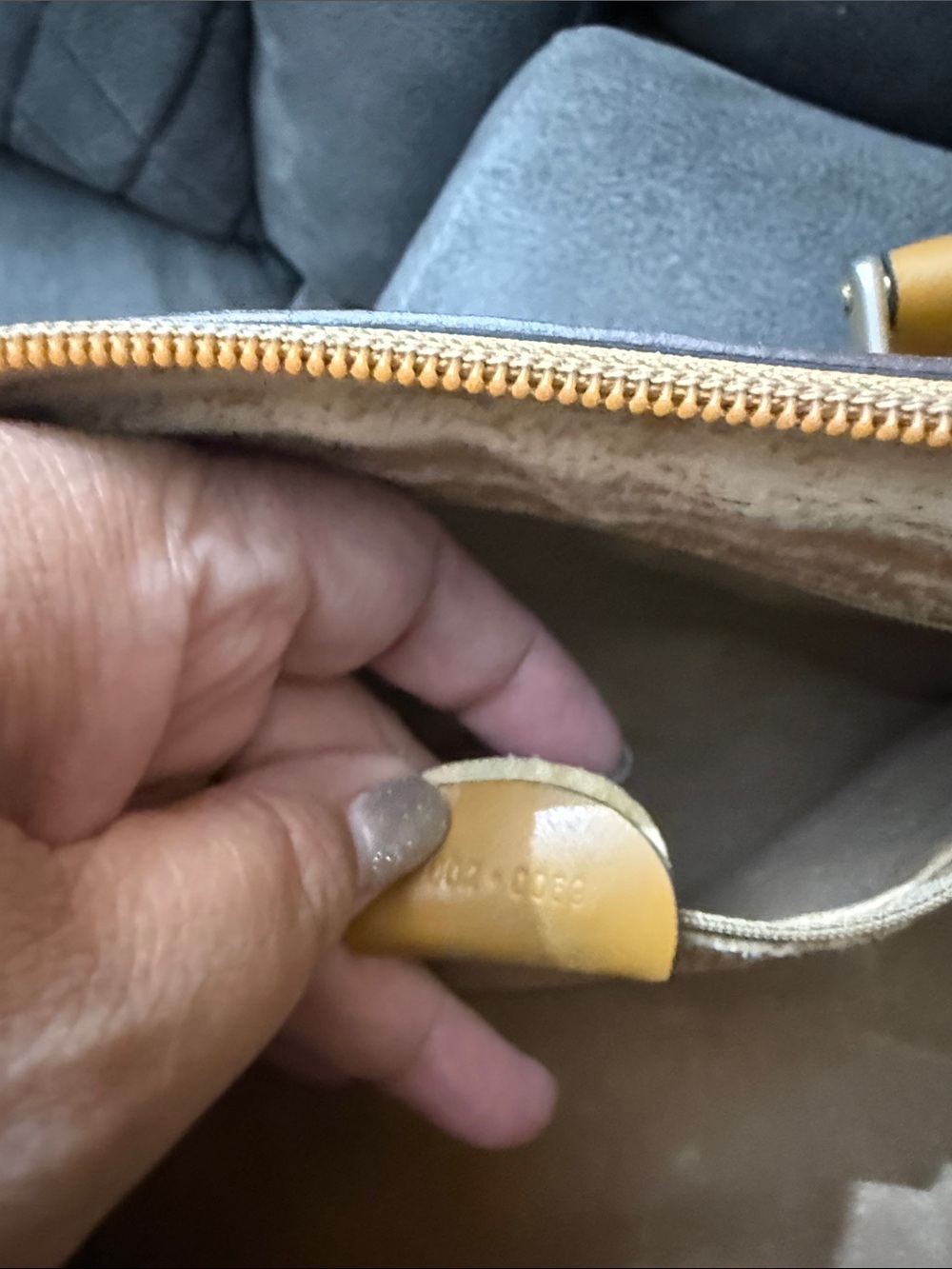 Gucci Classic Monogram Beige and Tan Satchel - Picture 10 of 11